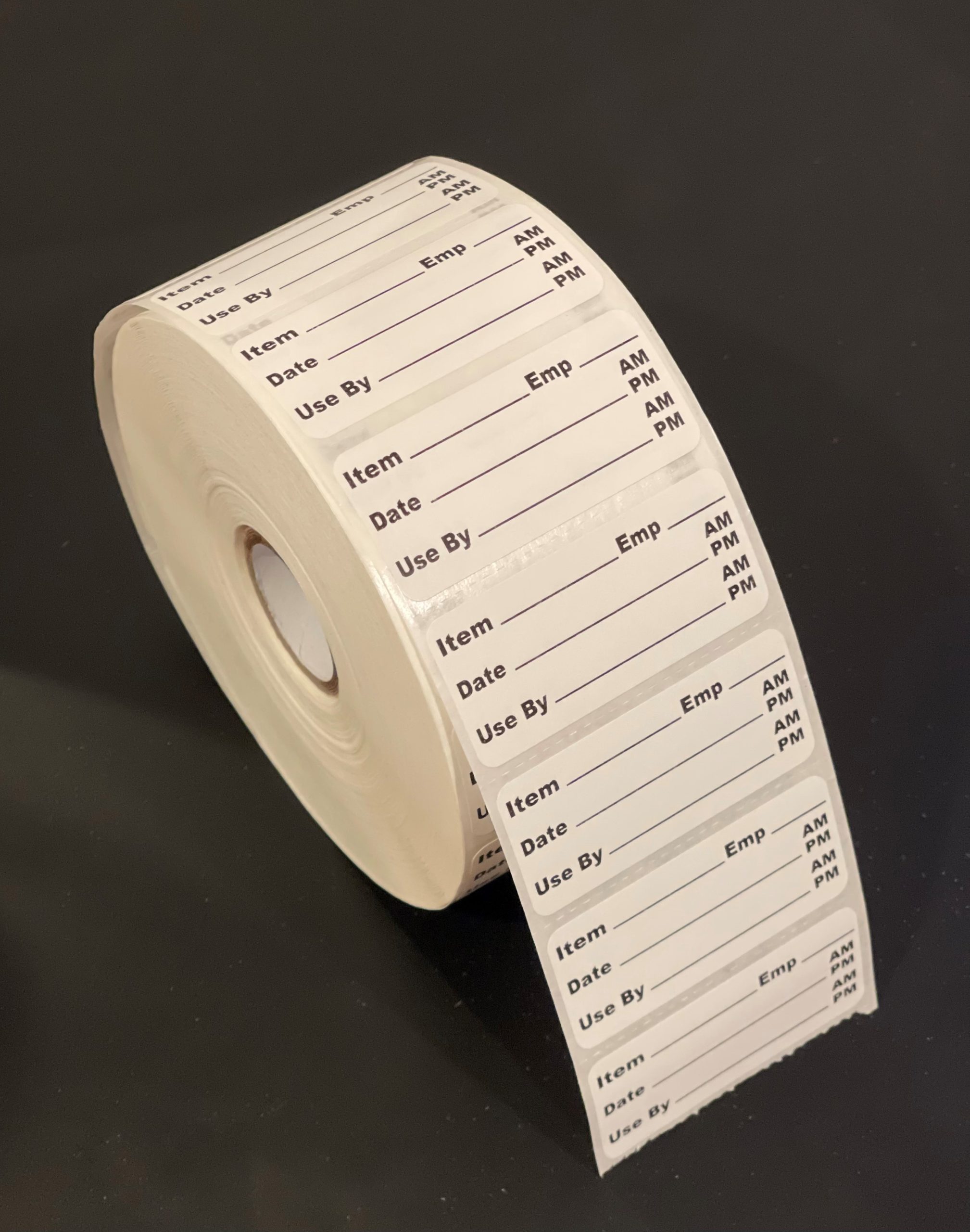 Water Soluble Paper Labels on a Roll Use First 2x2 , SKU: LB-4183